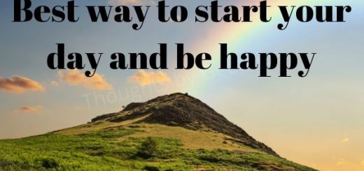 Best way to start your day is to be calm in the mornings. Stress free solution is to keep negative thoughts and gadgets away.